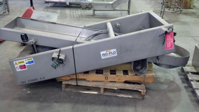 Used Key Technologies ISO FLO Vibratory Conveyor For Sale