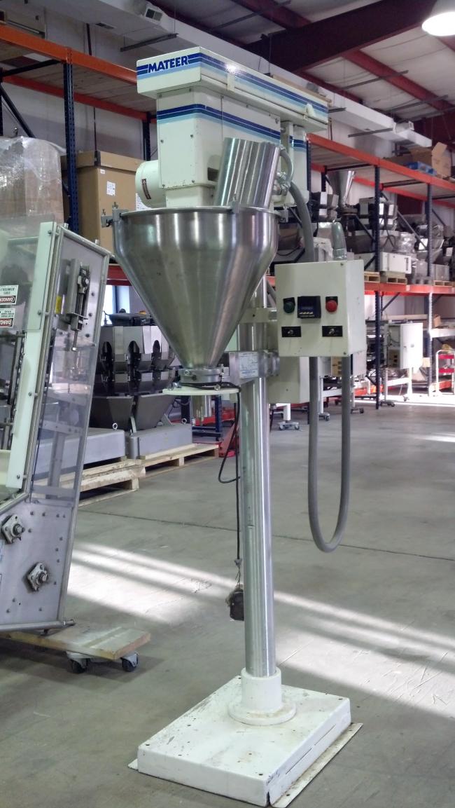 Used Mateer Burt Auger Filler for Packaging Lines