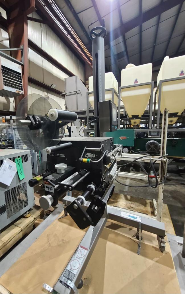 Used CTM Label Applicator for sale!!! High Performance Packaging