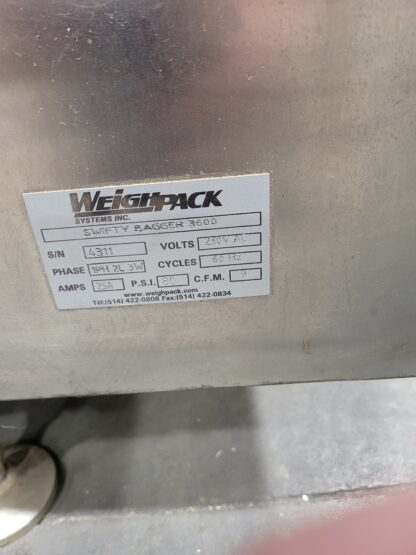 WeighPack Swifty 3600 Premade Bagger