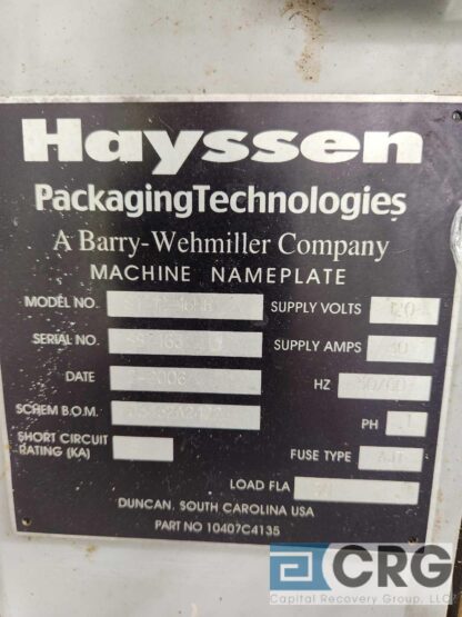 Hayssen 12-16HR Bagger