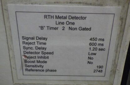 Mettler Toledo Safeline Metal Detector with Conveyor