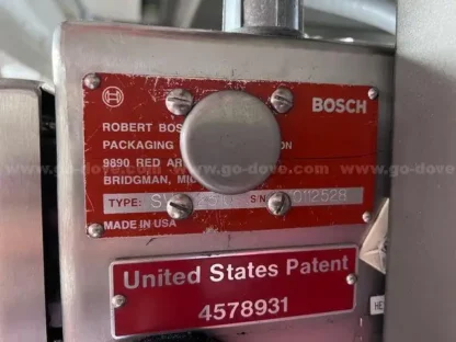 Bosch SVE2510 VFFS machine